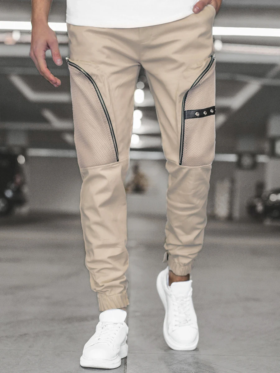 

Autumn Fashion Mens Cargo Pants Hip Hop Streetwear Jogger Pant Fashion Trousers Multi-pocket Casual Joggers Sweatpants