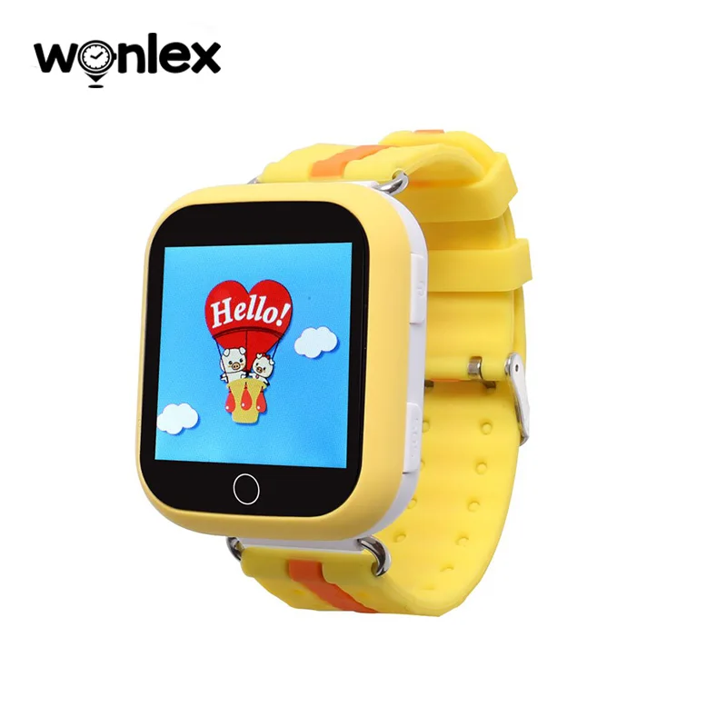 Смарт часы Wonlex GW200S детские с функцией поиска местоположения GPS Wi Fi умные на Android