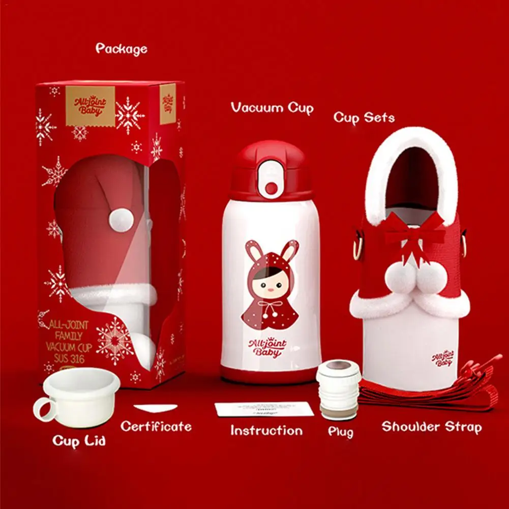 550 мл детский мультяшный кролик из нержавеющей стали термос для молока чашка