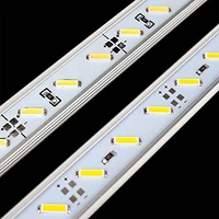 80pcs 100cm 72LEDS LED Bar Lights DC 12V 8520 DC 24V 7020 LED Rigid Strip LED Tube For U Aluminium Shell PC Cover