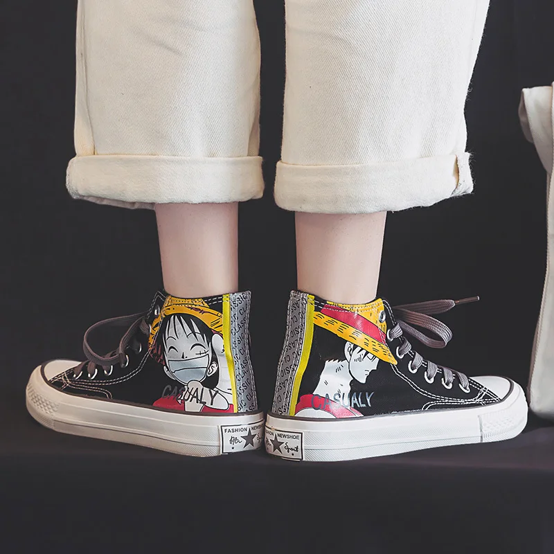 Новая модная Осенняя обувь из мягкой ткани с кружевом парусиновая высоким берцем