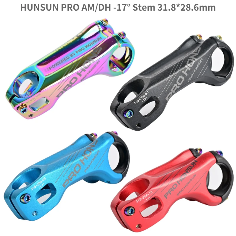 Ствол для горного велосипеда HONSUN PRO DH/AM/XC -17 ° ствол 31 8*28 6 мм 70 90 DH | Спорт и