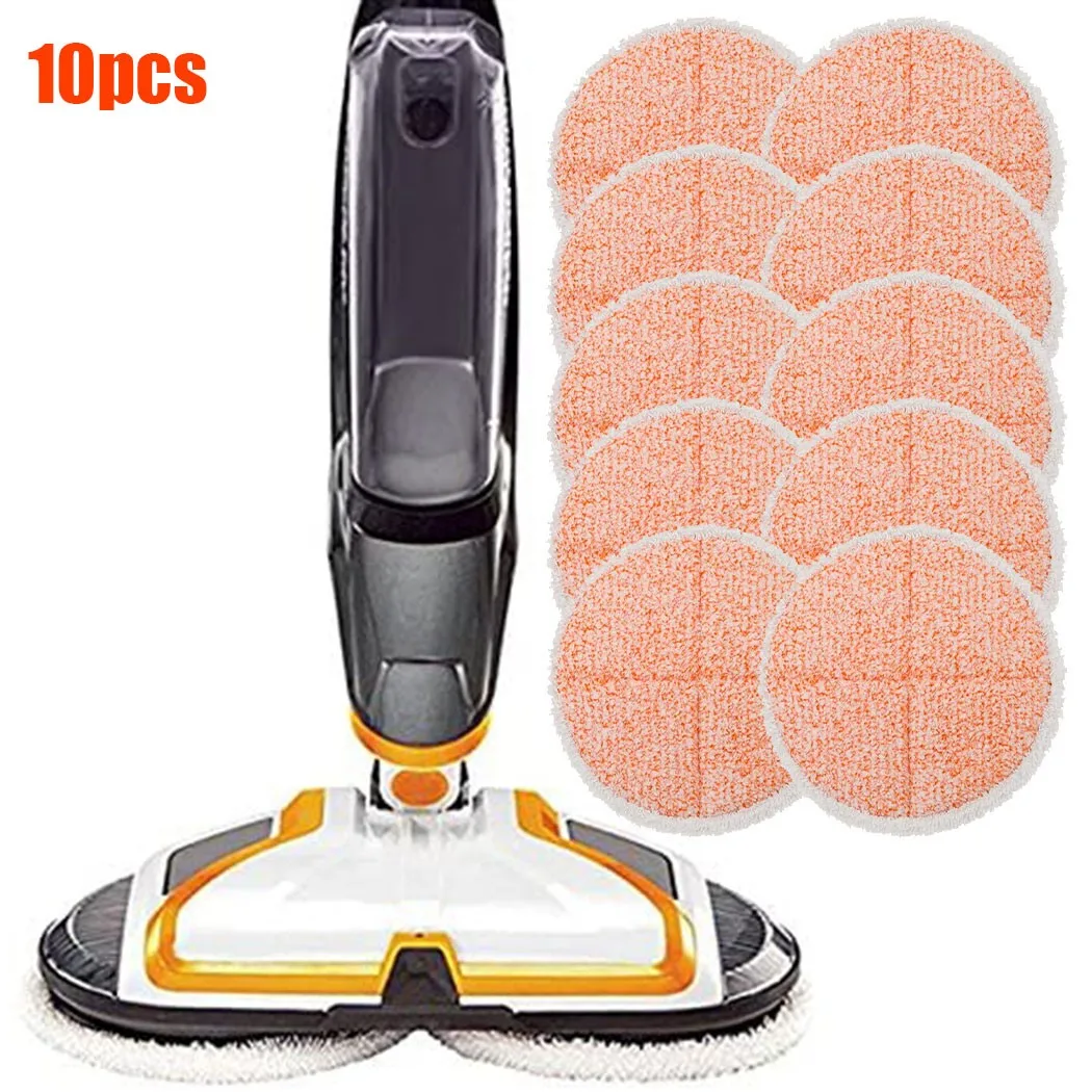 

10x Spin Mop Pads Replacement Mopping Cloths For Bissell Spinwave 2124, 2039A, 20391, 20395, 2039Q, 2039T, 2039W Series Vacuum