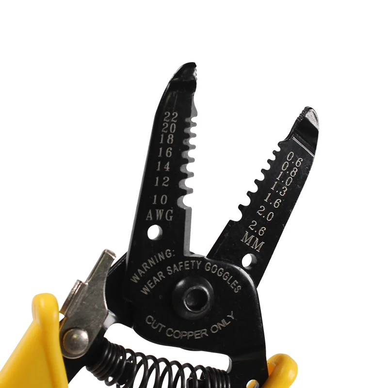 

Multi-tool Pliers Cable Wire Stripping Tool 0.6-2.6mm2 Wire Cutter Wire Crimper and Multi-Function Hand Tool