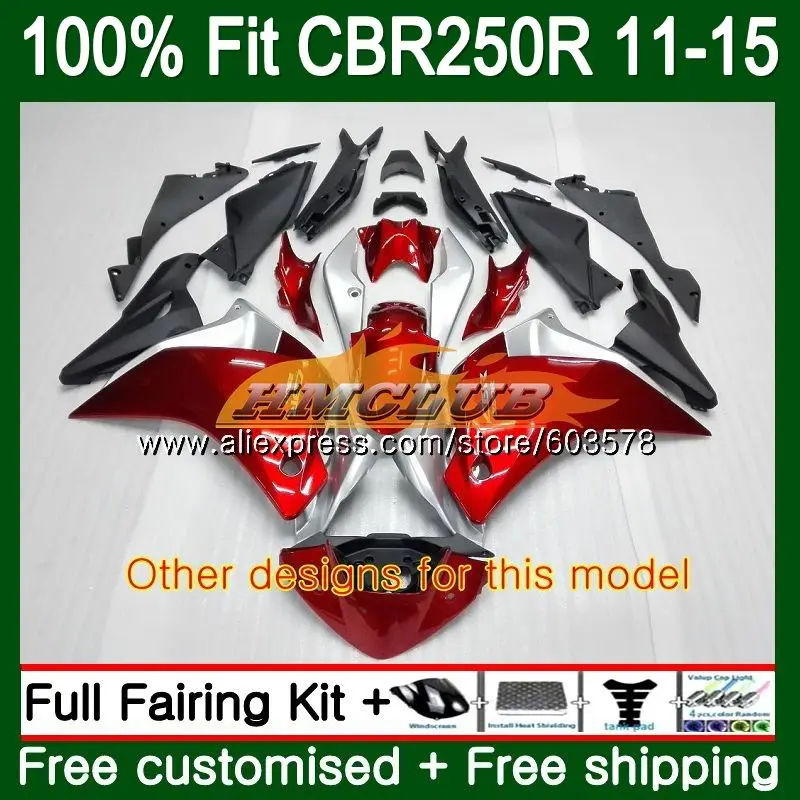 Инъекция для HONDA CBR250R MC41 2011 2012 2013 2014 2015 91CL.66 CBR250 R CBR 250R 250 11 12 13 14 15 белый черный