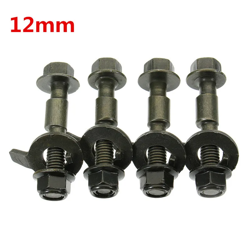 

4 шт. 14 мм 12 мм комплект регулировочных болтов для регулировки развала колес кулачковый болт подходит для регулировки колес 14 мм 12 мм шиномонтажный эксцентриковый винт