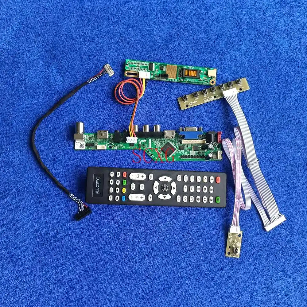 

1280*800 Analog For B133EW01/LP133WX1/LTN133AT01/LTN133W1 LVDS-30Pin kit HDMI-compatible USB AV VGA LCD monitor drive card 1CCFL