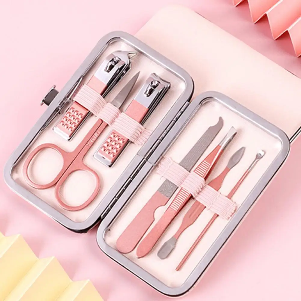 

Nail Cutter Convenient with Box Compact Toenail Fingernail Scissors Cutter Set for Indoor Nail Clipper Manicure Tools Set