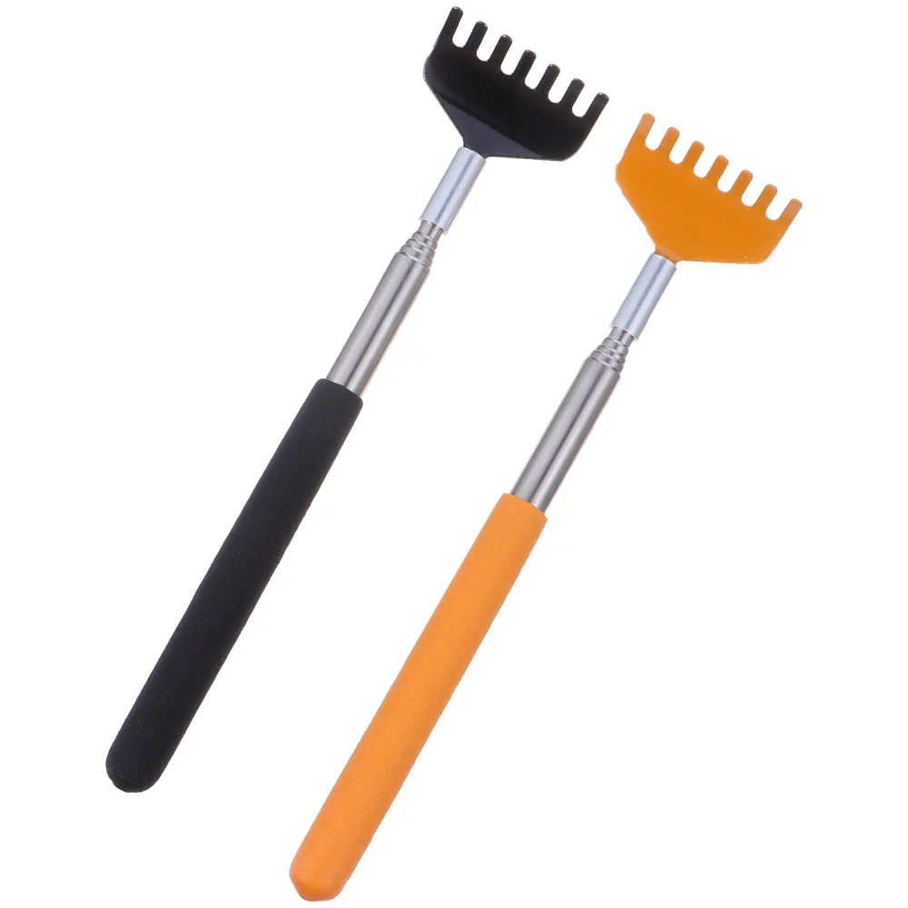 

2Pcs Extendable Portable Back Scratchers Telescoping Stainless Steel Scratchers