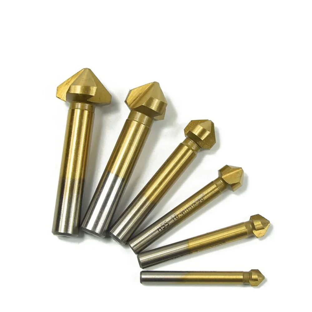 Набор сверл конических из быстрорежущей стали с 3 канавками 6 20 5 мм 90 градусов