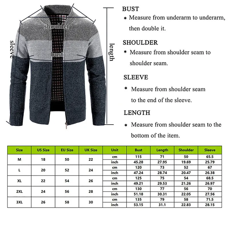2020 New Solid Men's Sweaters Autumn Winter Warm Zipper Vest Men Casual Knitwear Sweatercoat Male Colthes | Мужская одежда