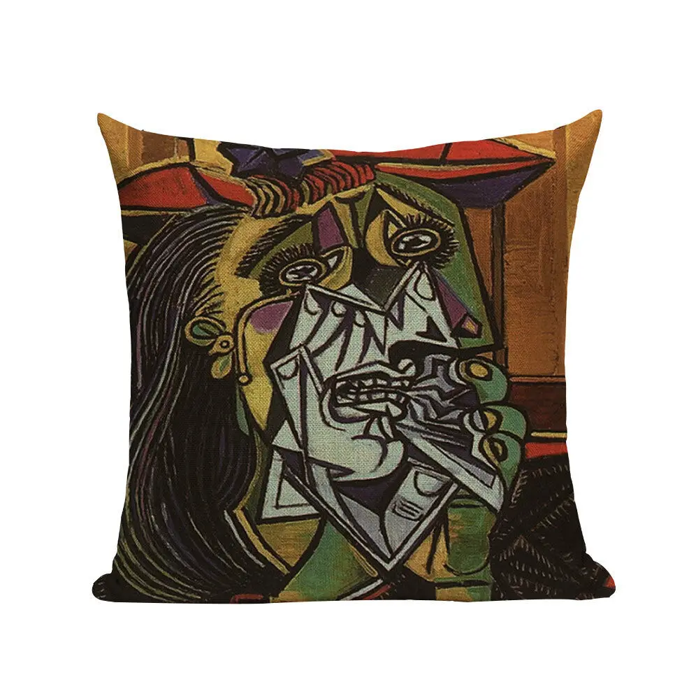 Pablo Picasso Famous Paintings Cushion Covers Starry Night Surrealism Abstract |
