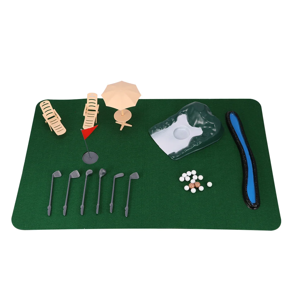 

1 Set Professional Golf Ball Game Practice Set Ball Sport Set Club Practice Ball Sports Multiplayer Indoor Games Children'S Toy