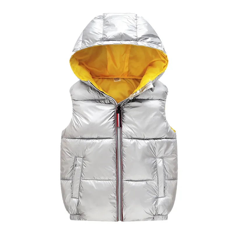 Детский жилет для маленьких девочек осенне зимняя одежда модные пальто детский