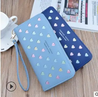 

Woman 2021 New Korean Version Multifunctional Cute Small Change Wallet Folding Leather Short Wallet Tide