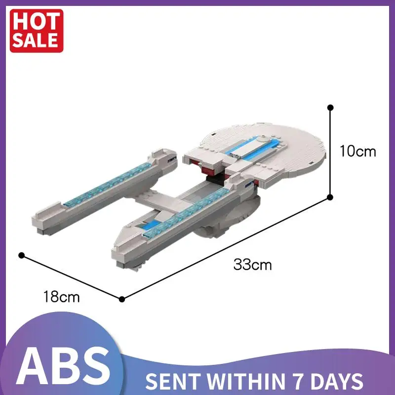 

Treks-Series Spaceship Toys NCC-1701-B Enterprise D Blockade Runner UCS Set Building Blocks Bricks Toys for children gift