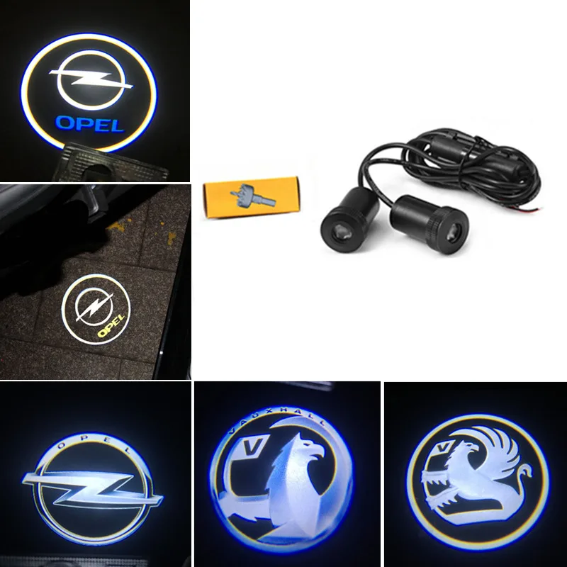 Лазерный проектор логотипа 2X светодиодный дверной светильник для Opel Insignia Astra H G J