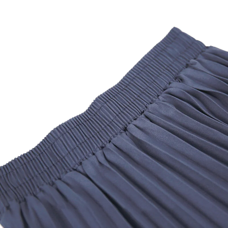 Vintage Irregular Long Skirt Fashion Women's Elastic Waist Autumn Skirts Ruffle Design Party Bottoms Women's Clothes New