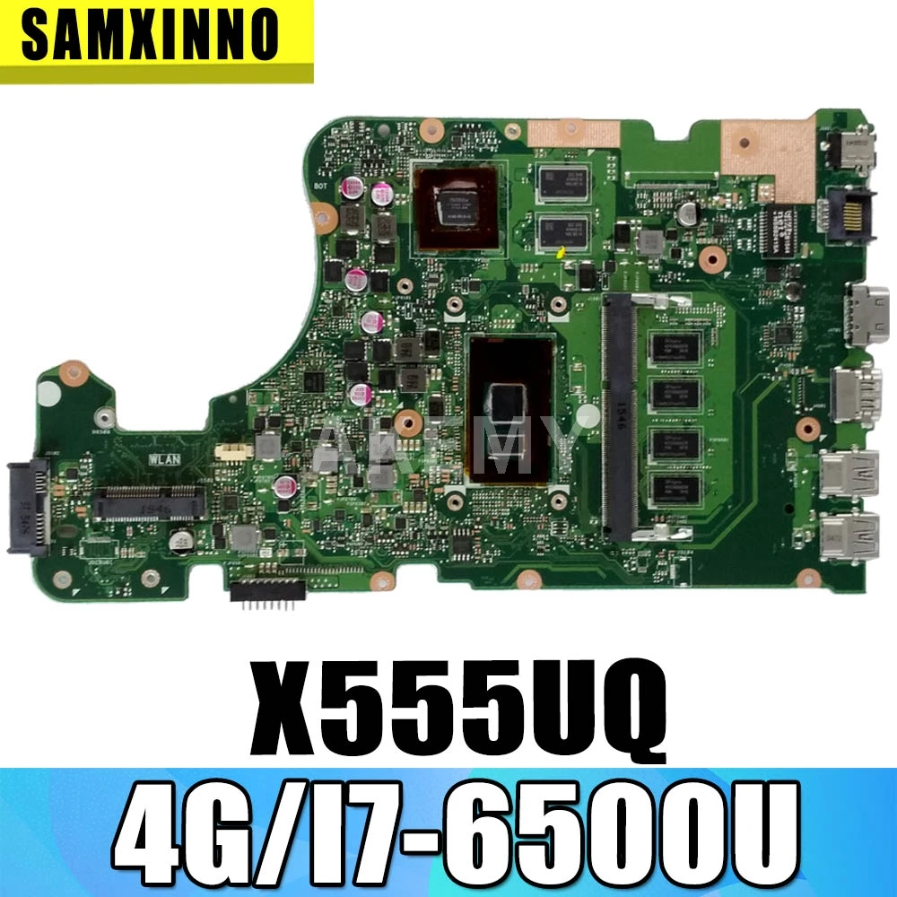 

X555UQ 4G / I7-6500U GT940M для Asus X555UQ X555UF X555UJ X555UB материнская плата 90NB0DG0-R00020