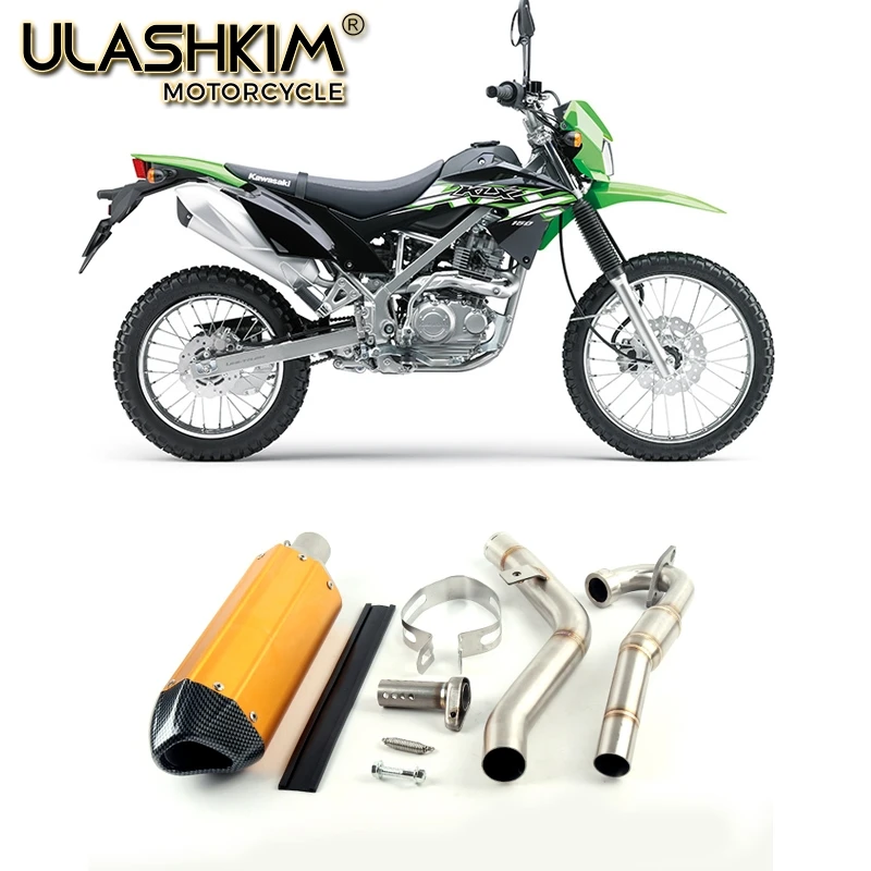 

Motorcycle Modification off-Road Vehicle Exhaust Escape KLX 150 Pipe KLX150 Front KLX150BF KLX150L Muffler