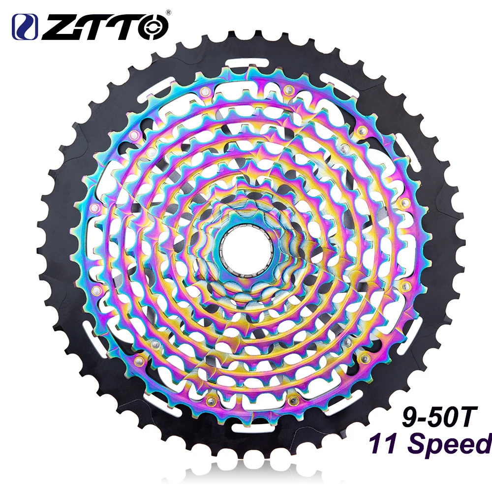 Сверхлегкая кассета ZTTO Ultimate MTB 11 скоростей 9 50T ult s XD радужная сталь в 46T k7 звездочка