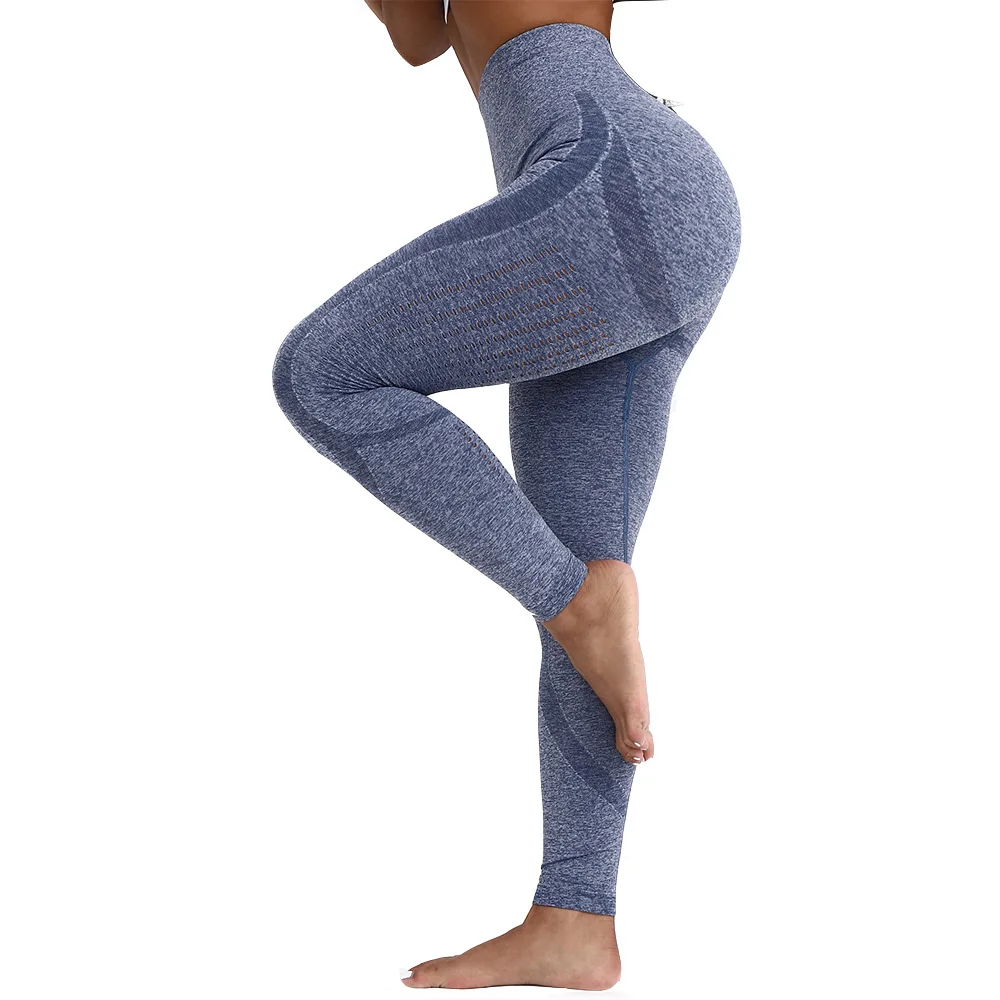 

Women High Waist Seamless Yoga Legging Solid Color High Elastic Sport Yoga Pants Fitness Workout Leggings Women Sport Tights