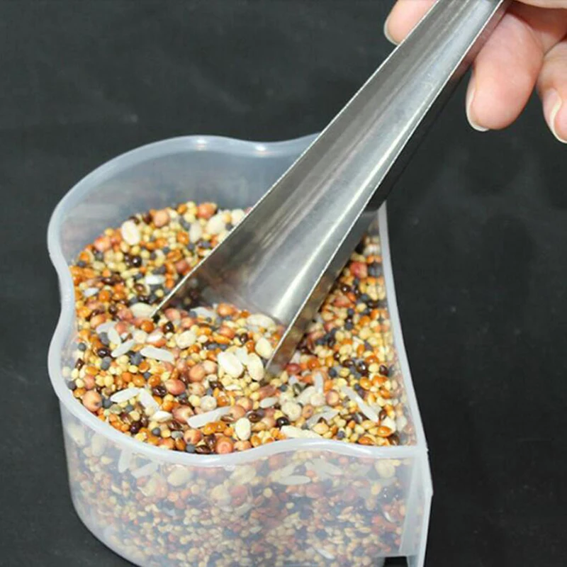 Кормушка для птиц из нержавеющей стали поставка кормления попугай голубь птица