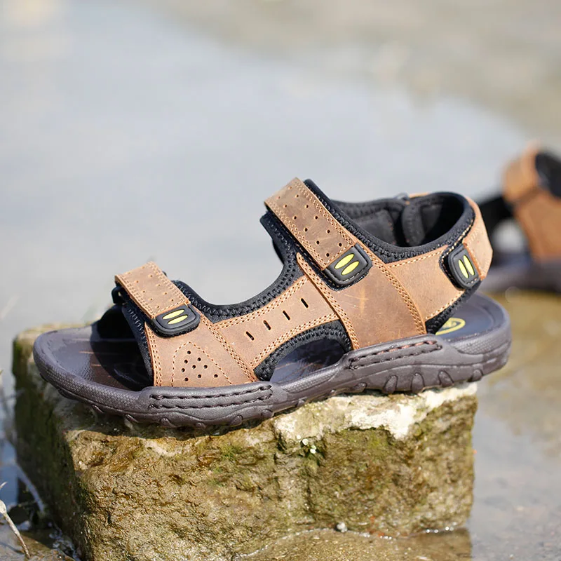 

Sandel For Men Rubber Sandals Men Fashion Work Mens Outdoor Sandalle Homme Summer Men's For 2020 Sandals-men