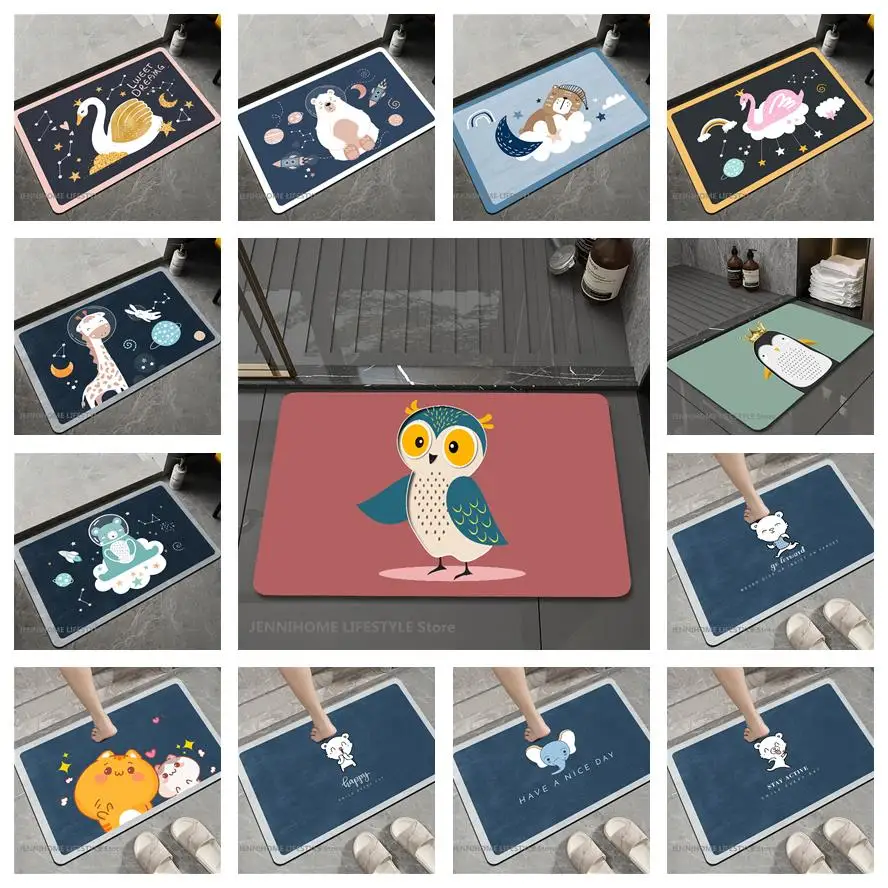 

Нескользящие коврики для ванной, водостойкие, быстросохнущие