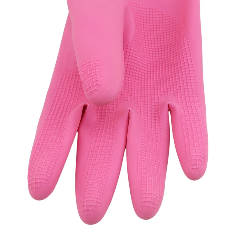 

Household Cleaning Gloves Thick Waterproof Rubber Kitchen Dishwashing Washing Clothes Gloves Household Cleaning Accessories
