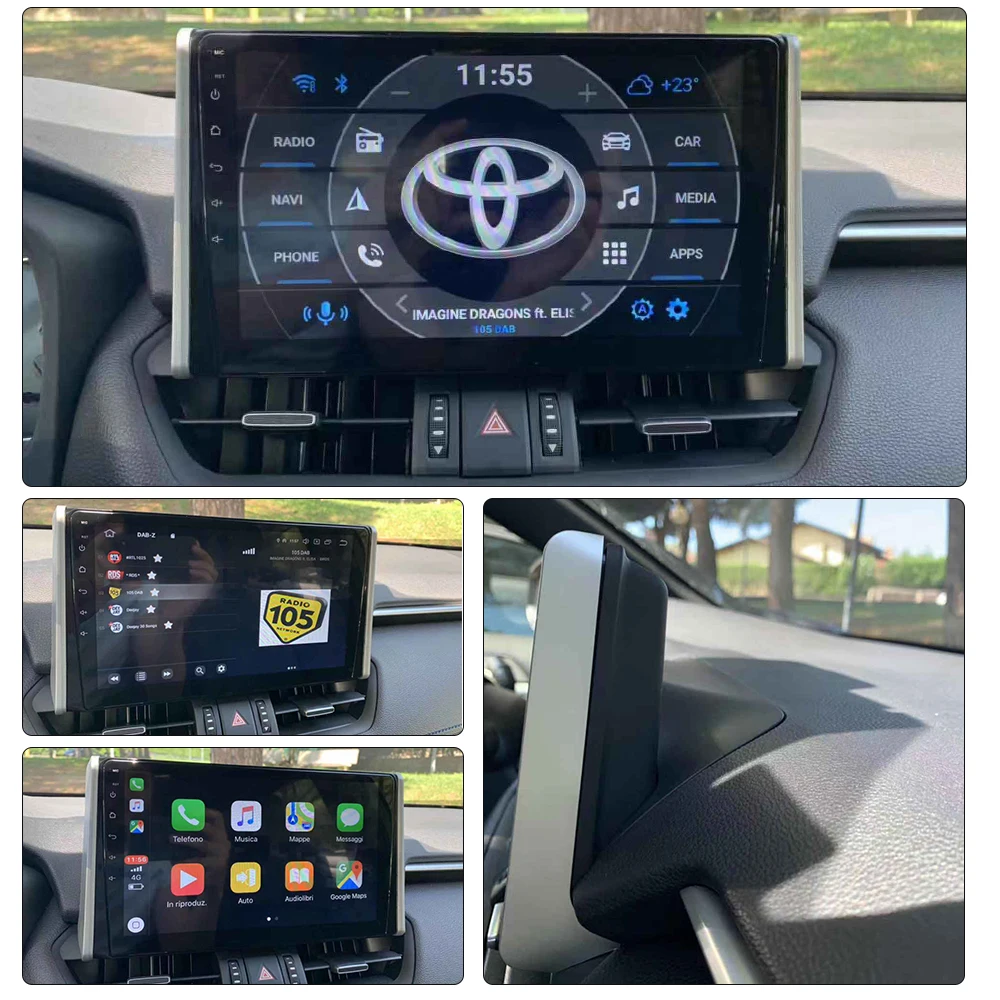 Dasaita 10," ips экран Android 9,0 Автомобильный мультимедийный плеер для Toyota RAV4 радио TDA7850 GPS Bluetooth HDMI автомобильный стерео MAX6