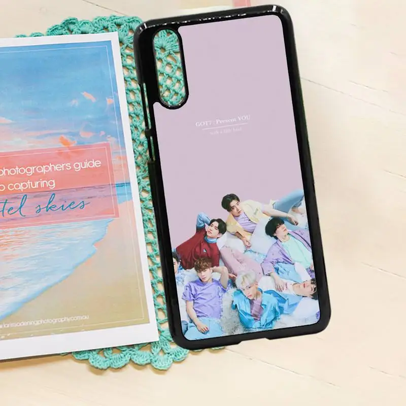 

GOT7 boys group kpop Anti-fall mobile Phone Case coque PC for iPhone 11 12 pro XS MAX 8 7 6 6S Plus X 5S SE 2020 XR