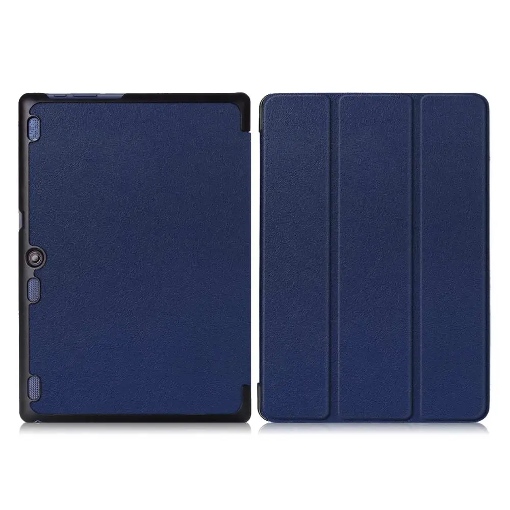 Ультратонкий чехол-подставка для lenovo TAB M10 TB-X605F чехол для планшета - Цвет: TAB M10 KSTDarkblue