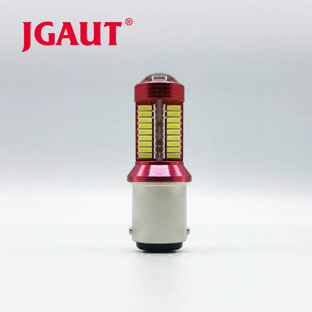 2 шт. 1156 1157 3014 60SMD красный чехол со светодиодсветильник кой p21w bay15d ba15s P21/5W