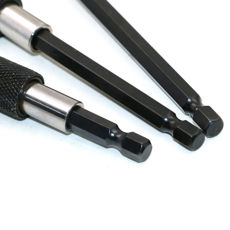 

Magnetic Screwdriver Bit Holder Quick Change Adapter Converter for 1/4 Inch Hex Shank Extension Bit Set 60mm/100mm/150mm