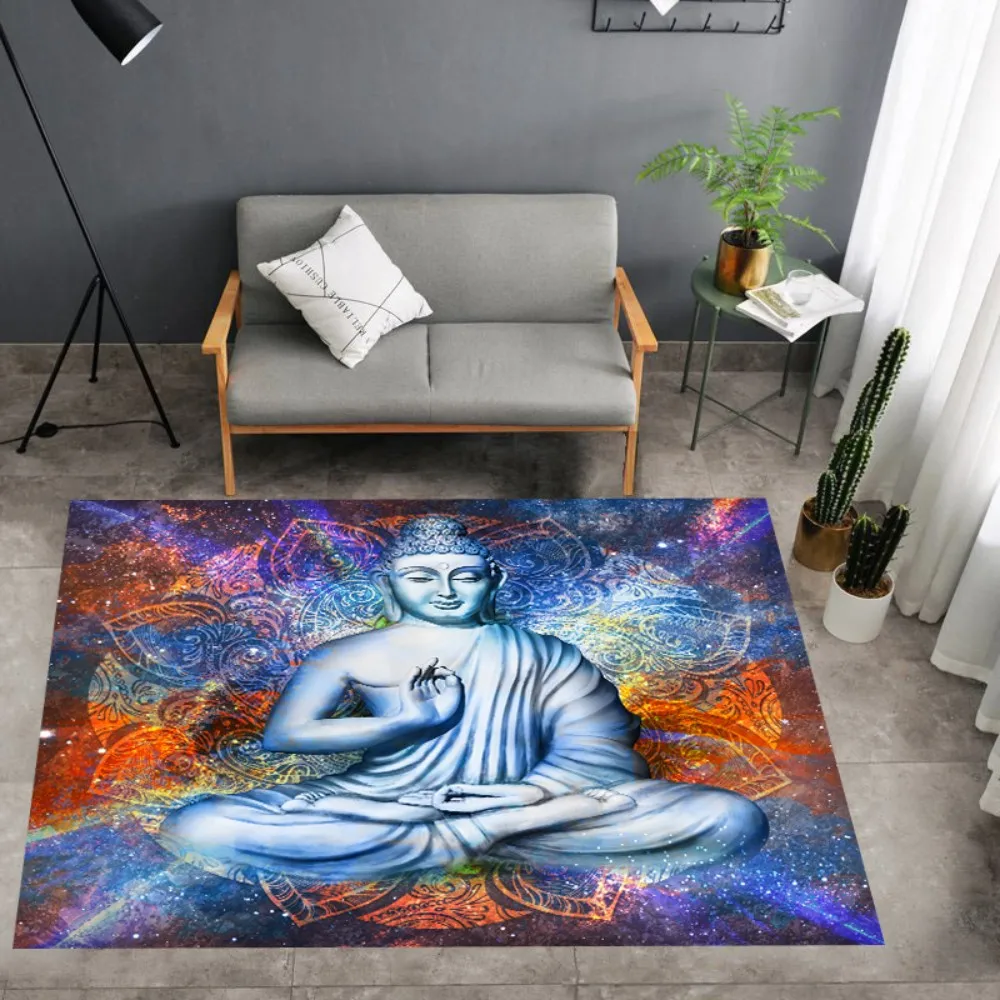 Buddhist India Rug 3D Print Carpet Buddha Floor Mat Home Textile Rugs Outdoor Carpets For Living Room |