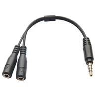 1pcs extension cable jack 3 5mm audio cable male to 2 female aux cable headphone splitter for phone stereo adapter rca cable