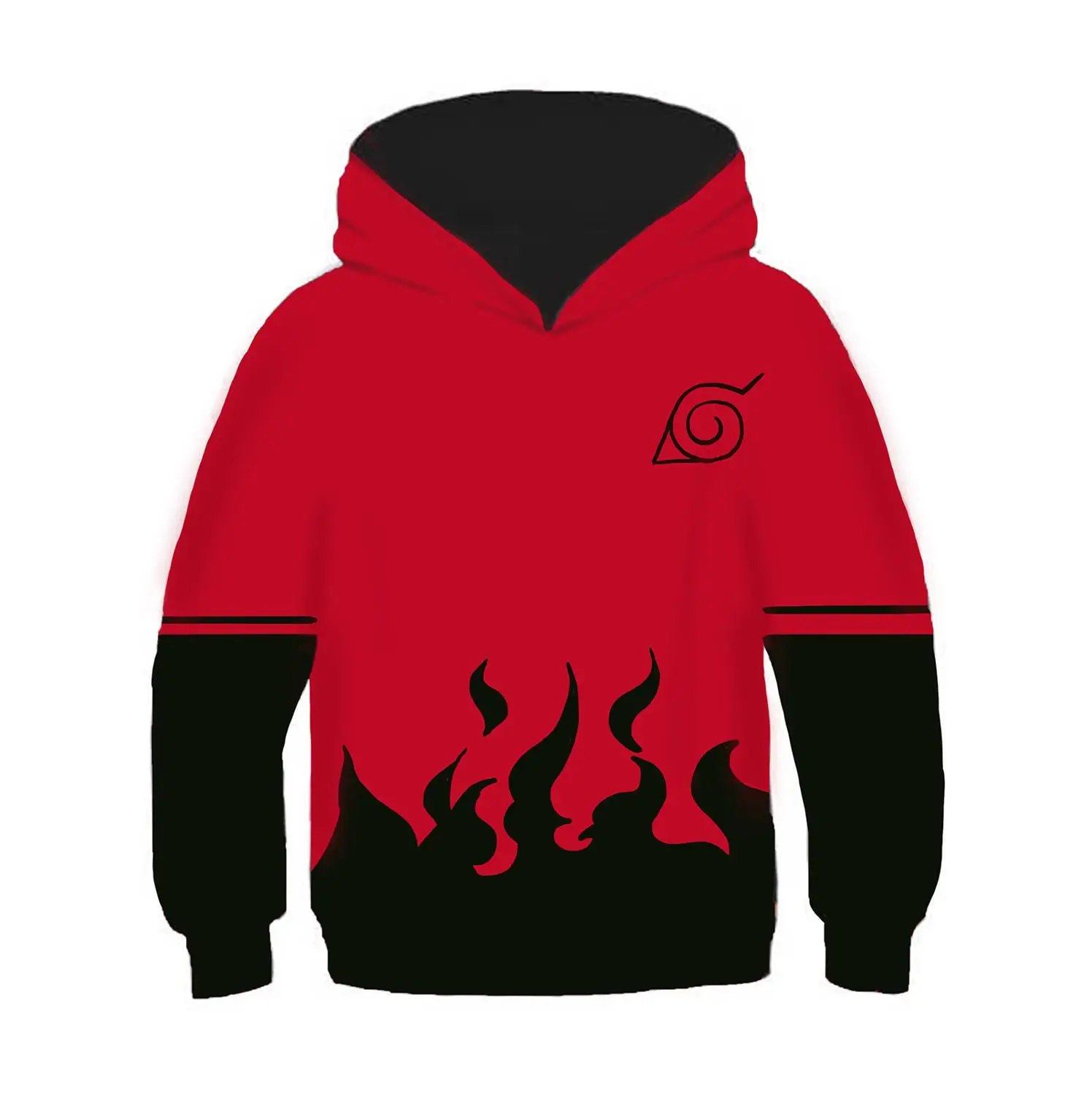 Наруто Узумаки толстовки кофты Косплей Костюм Хэллоуин дети мальчик девочки