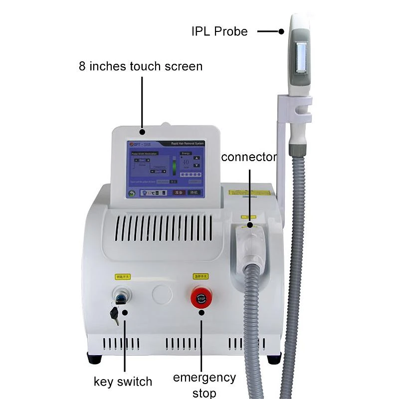 

Portable IPL OPT Elight SHR Laser Permanent Hair Removal Machine For Beauty Salon And Homeuse Filter 480nm 530nm 640nm