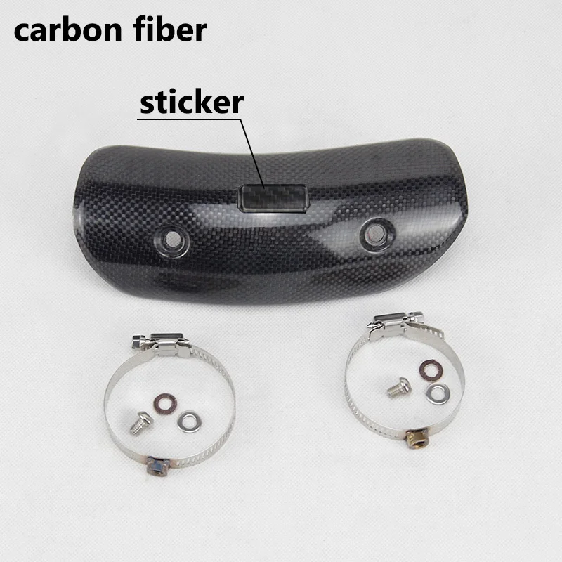 Чехол для глушителя выхлопных газов мотоцикла цветная защита из углеродного