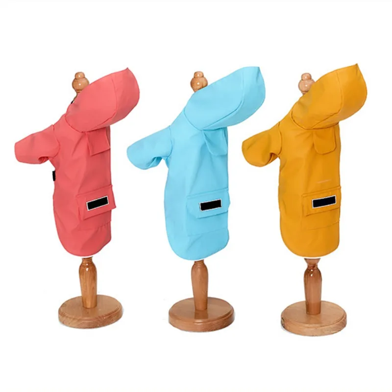 

Rain Day Pet Dog Raincoat Outdoor Reflective Puppy Rain Coat Hoody Waterproof Jackets Raincoat for Dogs Cats Apparel Clothes