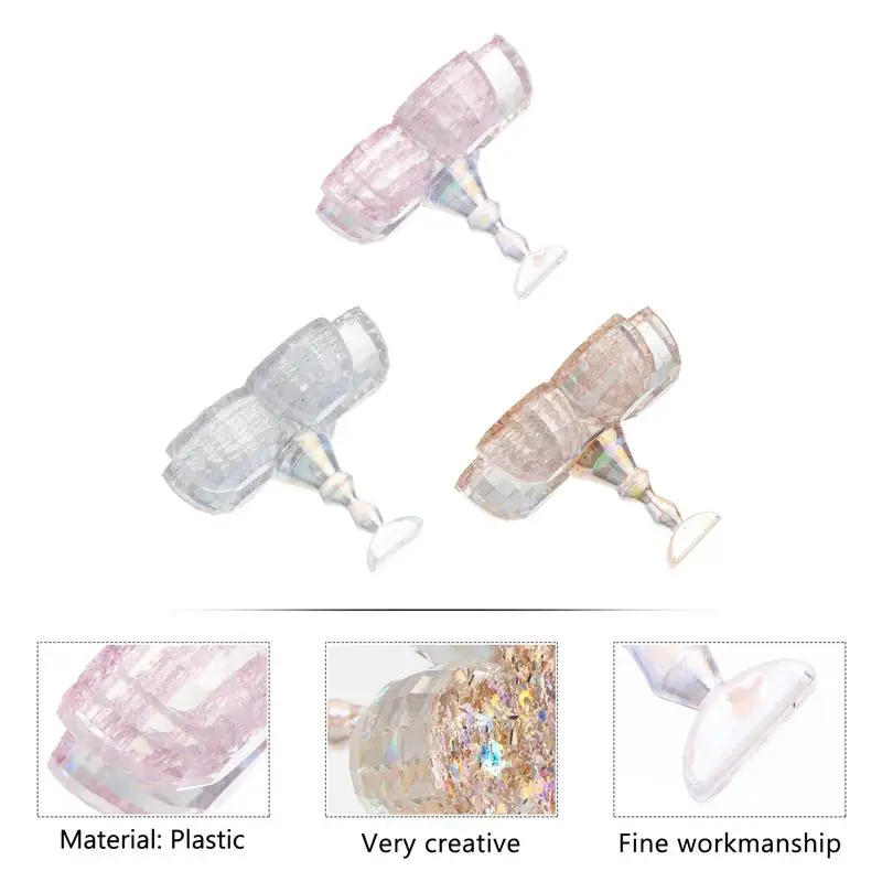 3 шт. практика стенд Маникюр Стойки Творческий Практика Инструмент для дома салон