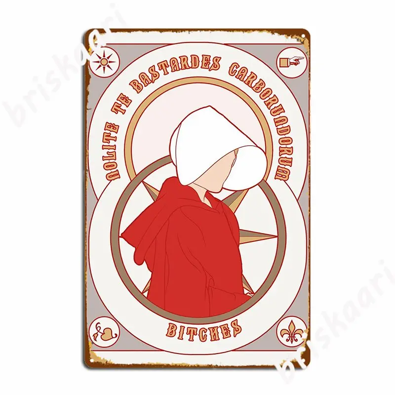 Надпись не пусть ублюдки измельчит вас металлический плакат забавная Настенная