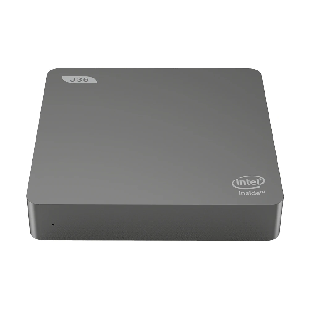 Carbon Gray J36-V Мини ПК Windows 10 Домашний Настольный компьютер Intel HD graphics 4 Гб 64 Гб 2,5 дюйма HDD 2,4G 5,8G WiFi BT4.0 Minipc HDMI VGA - Цвет: Carbon Gray