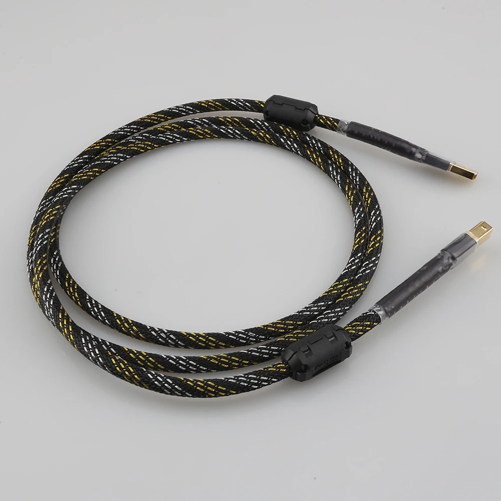 Аудиокабель Audiocrast HIFI USB 4N OFC тип A на B кабель для передачи данных HiFi Аудио Видео DAC PC