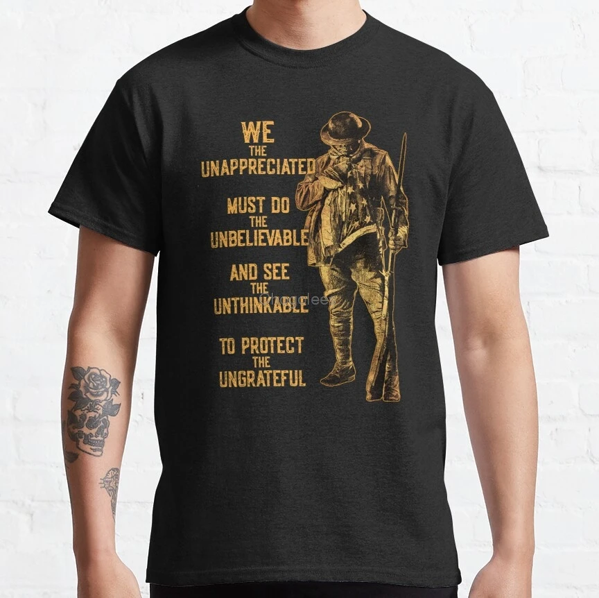 

Men t shirt We the unappreciated must do the unbelievable Women t-shirts