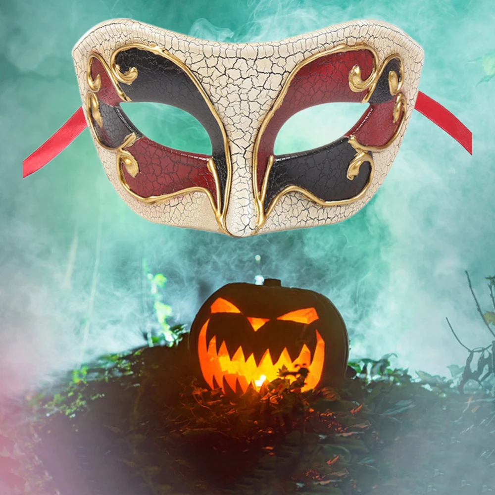 Новинка маска на половину лица для Хэллоуина маскарада и мяча карнавальные