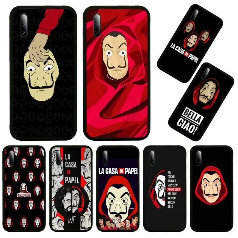 

Spain TV Money Heist House Paper La Casa de papel Phone Case For Huawei P9 P10 P20 P30 P40 Novi Lite Pro Smart Cover