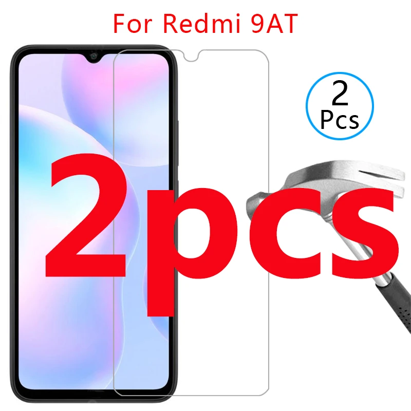 2 шт. чехол для redmi 9at защитная пленка экрана закаленное стекло xiaomi readmi 9 at 9a t redmi9at