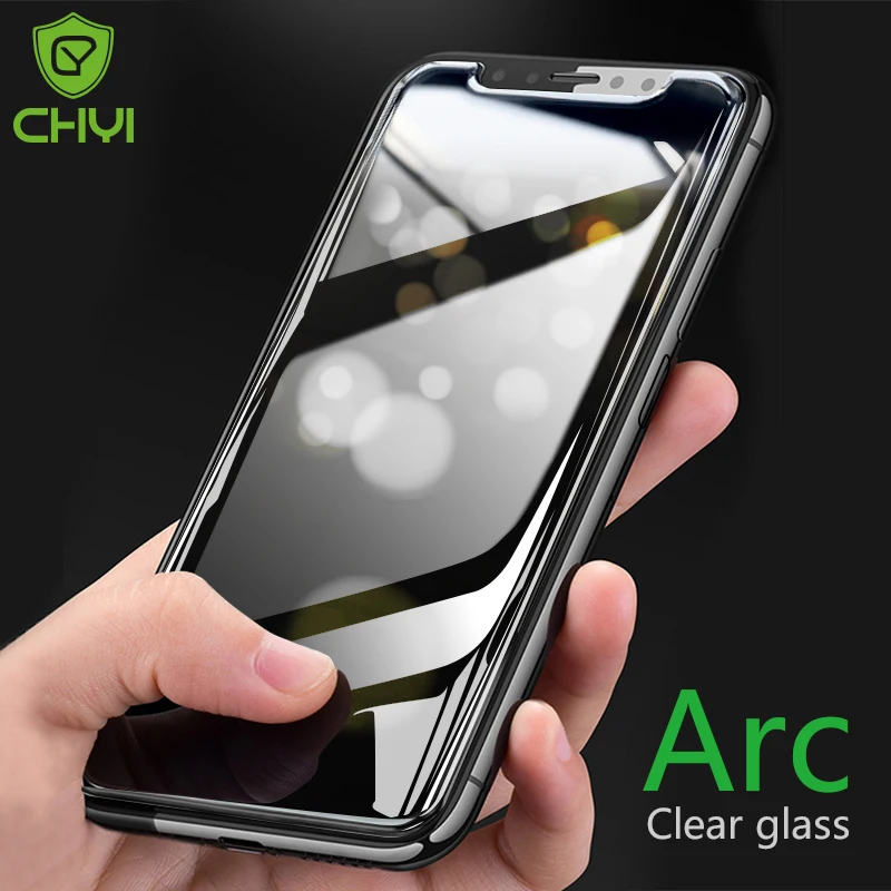 CHYI большое дуговое стекло для Xiaomi mi 8 Pre mi um стекло протектор экрана олеофобное покрытие лучшее закаленное стекло mi 8 аксессуары